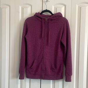 Zine Clothing Purple Textured Hoodie